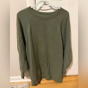 Aerie Olive Green Crewneck Sweatshirt – Size M